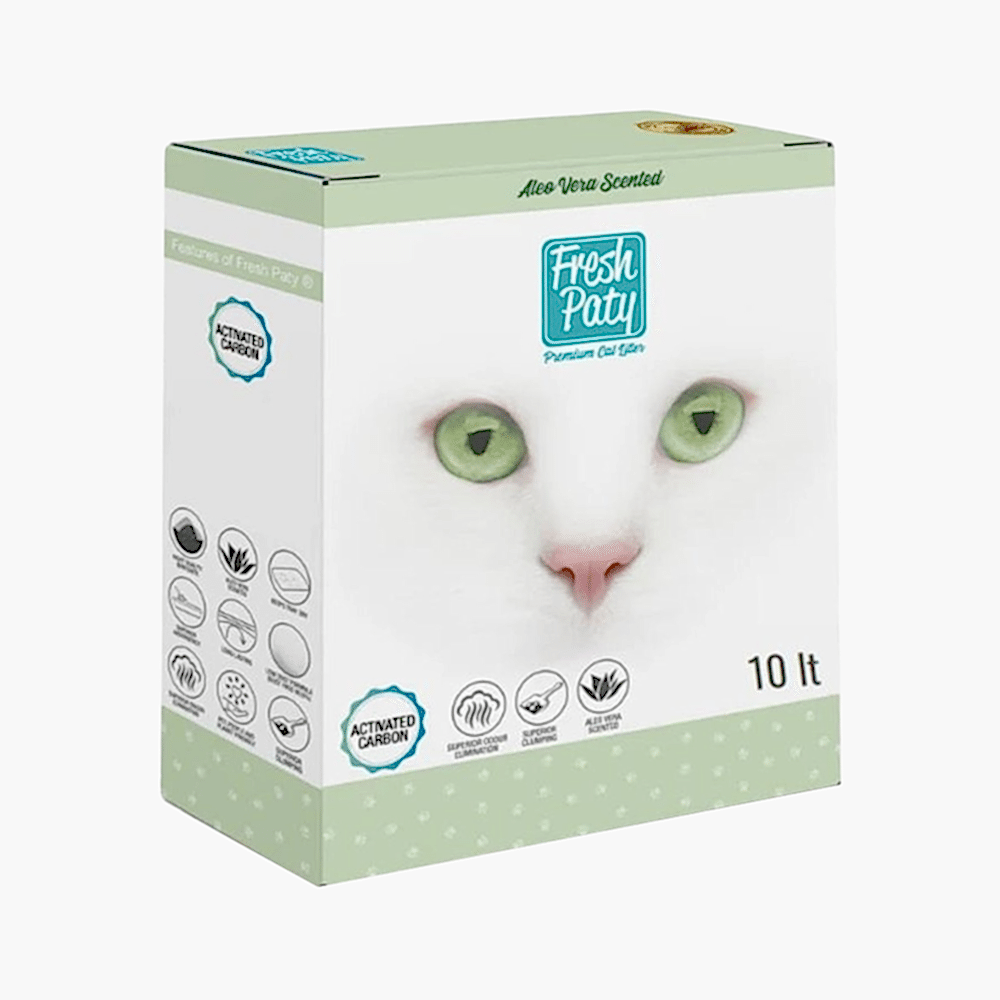 Fresh Paty Aktif Karbonlu Aloe Vera Kokulu Kedi Kumu (10 L)