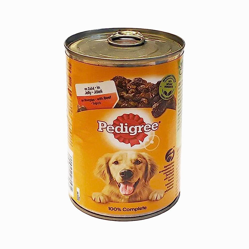 Pedigree Konserve Sığır Etli Yetişkin Köpek Maması (400 g)