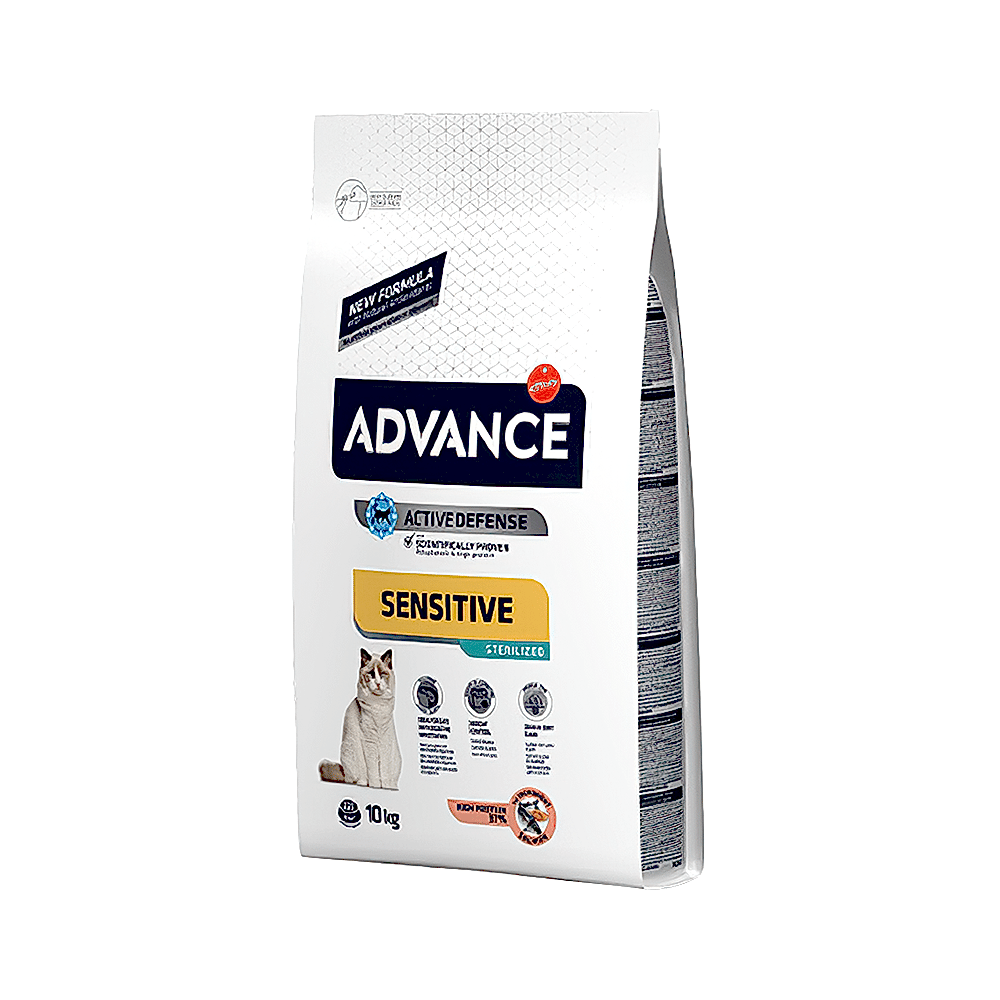 Advance Sensitive Somonlu Kısırlaştırılmış Kedi Maması (10 kg)