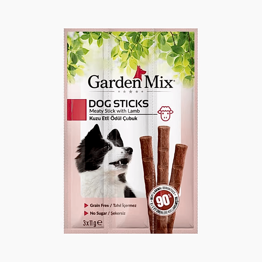 Garden Mix Kuzu Etli Stick Ödül Çubuk (3 x 11 g)