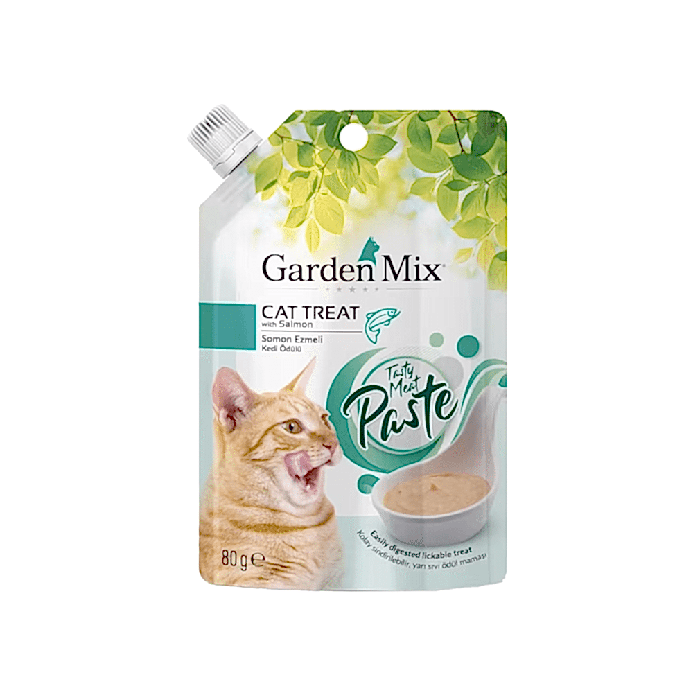 Garden Mix Somon Etli Ezmeli Kedi Ödülü (80 g)