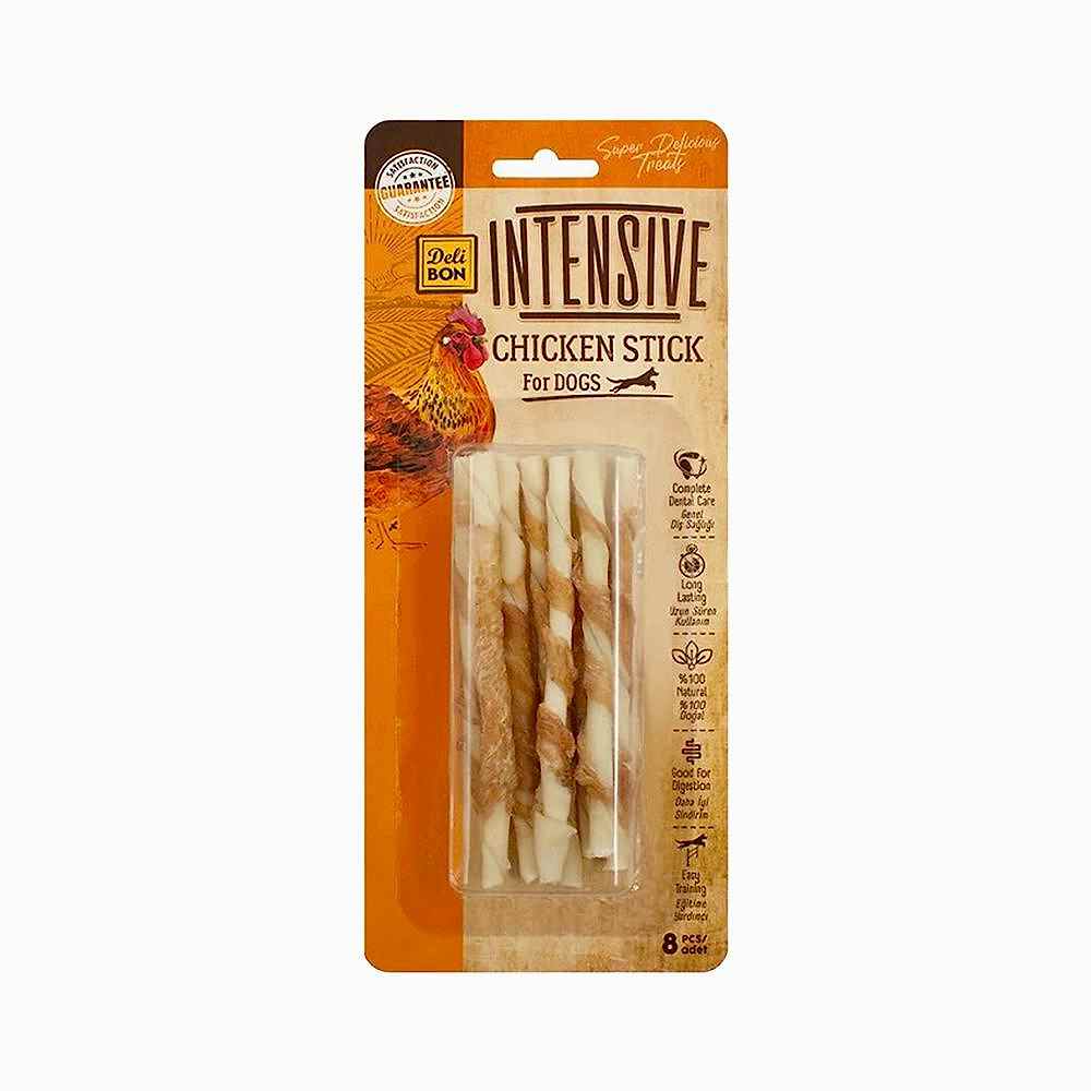 Deli Bon İntensive Tavuk Sargılı Burgu Çubuk Kemik (8'li)