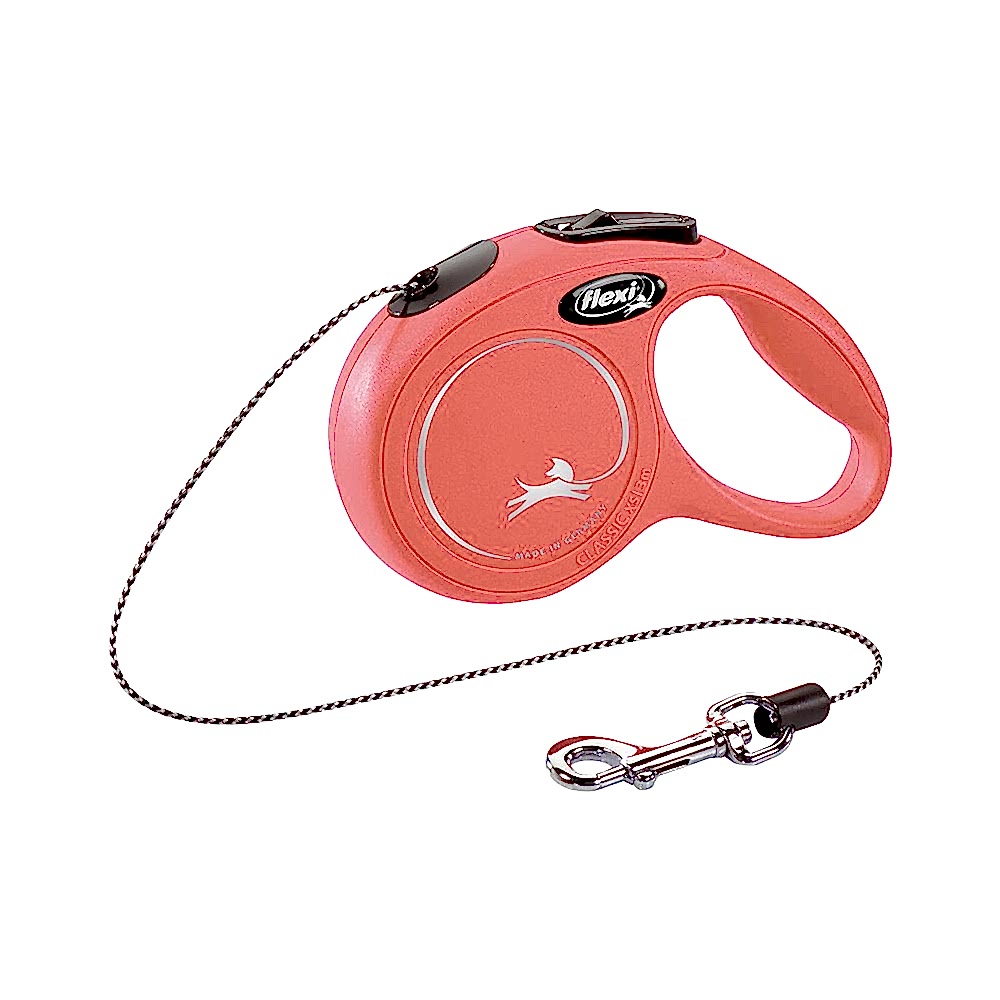 Flexi New Classic Otomatik İp Kırmızı Köpek Gezdirme Tasması XS (3 m)